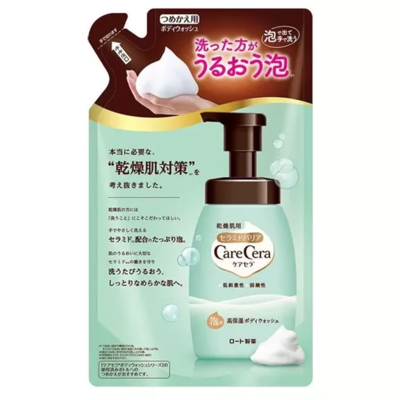 Care Cera Foam High Moisturizing Tusfürdő Hab 385ml utántöltő tasak Care Cera Foam High Moisturizing Tusfürdő Hab 385ml utántöltő tasak