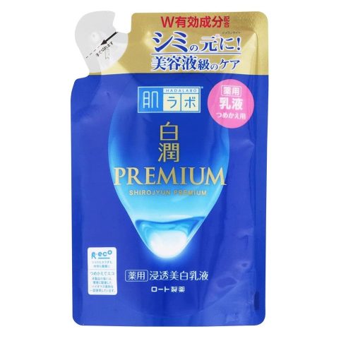 HADA LABO Shirojyun Premium Whitening Milk 140ml refill