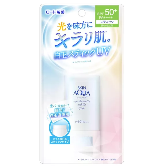 Skin Aqua Super Moisture UV Light Up Fényvédő Stick 19g (SPF50+ PA++++)