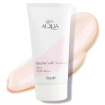   Skin Aqua Natural Veil Tone-Up Fényvédő Esszencia - Rosy 50g (SPF50+ PA++++)