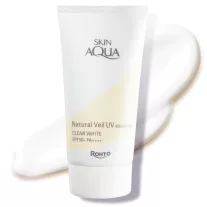   Skin Aqua Natural Veil Tone-Up Fényvédő Esszencia - Clear White 50g (SPF50+ PA++++)
