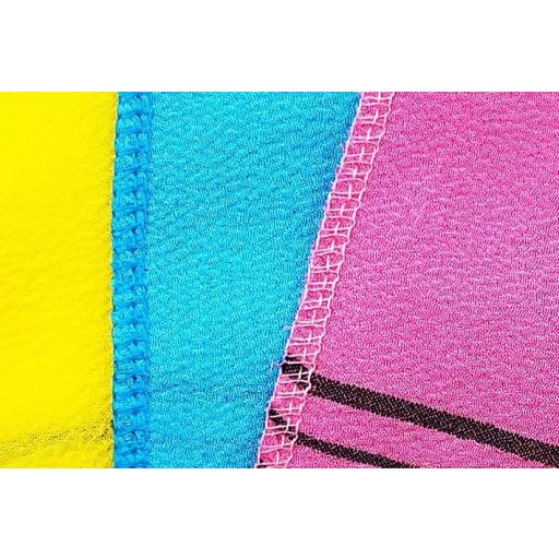 WGW Koreai Bőrradírozó Mosdókendő 04 zöld fekete csíkkal 1db