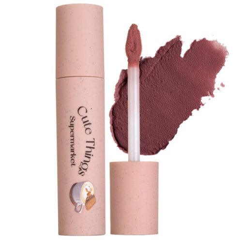 FLORTTE I Am Super Beauty Matte Cream Rúzs #06 Walnut (Cute Things Supermarket Series)