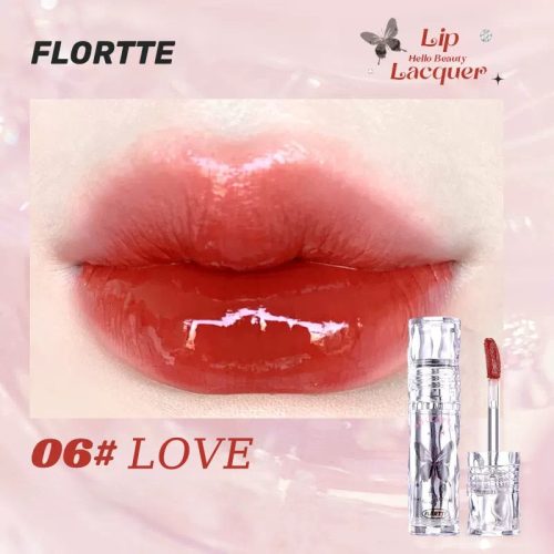 FLORTTE Hello Beauty Szájfény #06 Love (Butterfly Series)