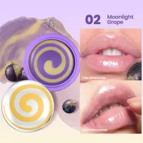   Pudaier Mimi Glam Dual Color Fruit-Inspired Ajakbalzsam #02 Moonlight Grape 12g