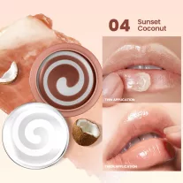   Pudaier Mimi Glam Dual Color Fruit-Inspired Ajakbalzsam #04 Sunset Coconut 12g
