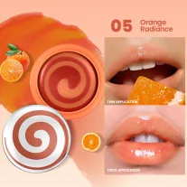   Pudaier Mimi Glam Dual Color Fruit-Inspired Ajakbalzsam #05 Orange Radiance 12g