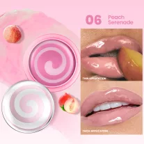   Pudaier Mimi Glam Dual Color Fruit-Inspired Ajakbalzsam #06 Peach Serenade 12g