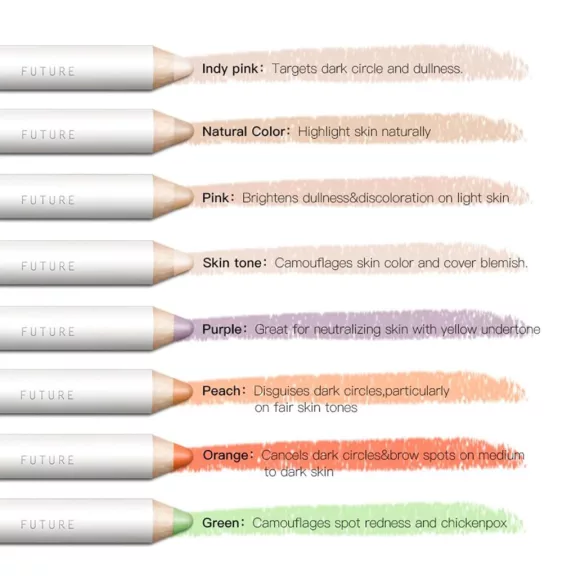 Pudaier Color Correcting Korrektor ceruza #01 Indy Pink 4g (+ ajándék hegyező)