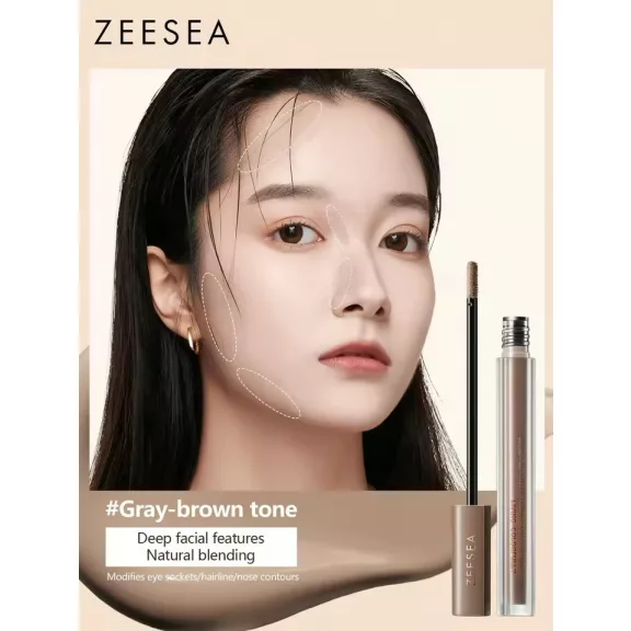 Zeesea Soft Matte Complexion Essentials Kontúr #02 Gray Brown Tone 2.2g Zeesea Soft Matte Complexion Essentials Kontúr #02 Gray Brown Tone 2.2g