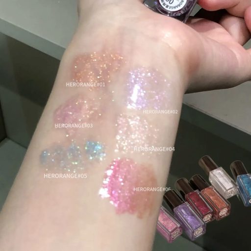 HERORANGE Starlight Prismatic Glitter Szájfény #H03 Twilight Berry 5g