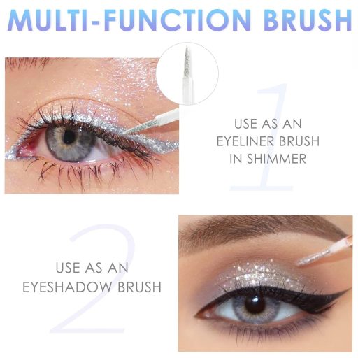 FOCALLURE Glittering Folyékony Szemhéjfesték #S01 Gray Lily (shimmer)