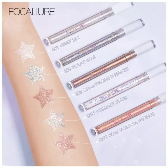 Focallure Glittering Folyékony Szemhéjfesték #S02 Polar Star (shimmer) Focallure Glittering Folyékony Szemhéjfesték #S02 Polar Star (shimmer)