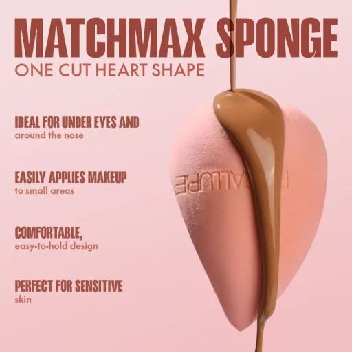 FOCALLURE Match Max Sminkszivacs #06 One Cut Heart 1db
