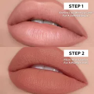   FOCALLURE Blur Matte 2in1 Double-Ended Rúzs és Szájkontúrceruza #NU01 Coral