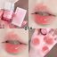 GEGE BEAR Crystal Transparent Lock Light Lip Jelly Ajak Gél #01 Almond Frozen