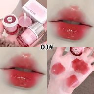   GEGE BEAR Crystal Transparent Lock Light Lip Jelly Ajak Gél #03 Red Tea Frozen