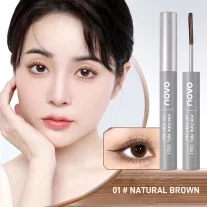   Novo Fine Lash Out Steel Tube Mascara Szempillaspirál 02 Natural Brown (barna) 3g