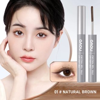   NOVO Fine Lash Out Steel Tube Mascara Szempillaspirál 02 Natural Brown (barna) 3g