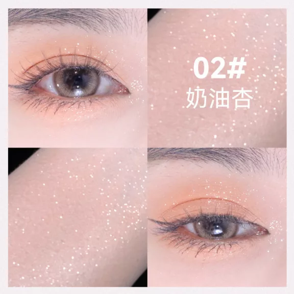 Novo Dual Head Szemhéjfesték Ceruza 02 Cream Apricot (glitter) 1.4g Novo Dual Head Szemhéjfesték Ceruza 02 Cream Apricot (glitter) 1.4g