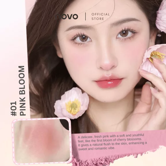 Novo Airy Blush Stick Arcpirosító 01 Pink Bloom 3.4g Novo Airy Blush Stick Arcpirosító 01 Pink Bloom 3.4g