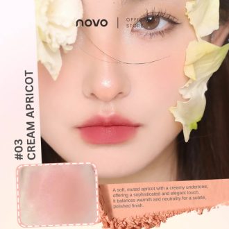 NOVO Airy Blush Stick Arcpirosító 03 Cream Apricot 3.4g