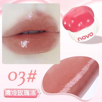   NOVO Sweetheart Milk Jelly Lip Gloss Szájfény #003 Cool Rose Jelly 4g