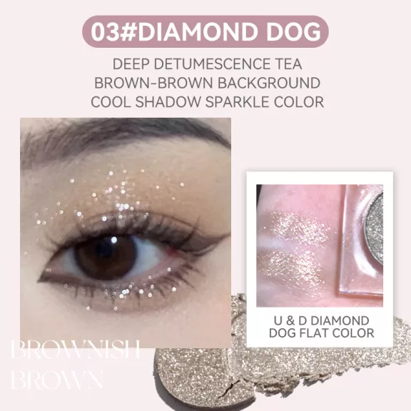 Novo Flash Eye Sparkling Monochrome Szemhéjfesték #03 Diamond Novo Flash Eye Sparkling Monochrome Szemhéjfesték #03 Diamond