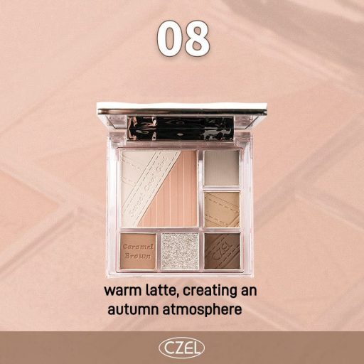CZEL All In One Szemhéjfesték Paletta #08 Pumpkin Latte 6.5g