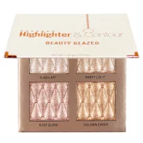 Beauty Glazed 4 Colours Pearl Highlighter Paletta