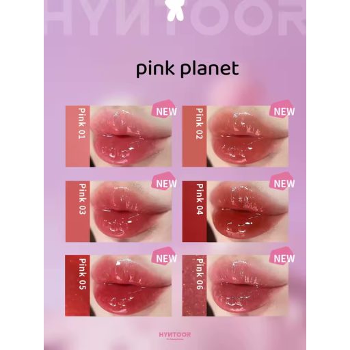 HYNTOOR Fantasy Planet Black Collection Szájfény #B008 Gray Brown Pink 2.2g