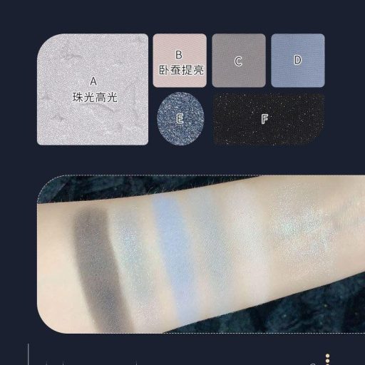 BIYA Butterflies Szemhéjfesték Paletta #102 Night Elves