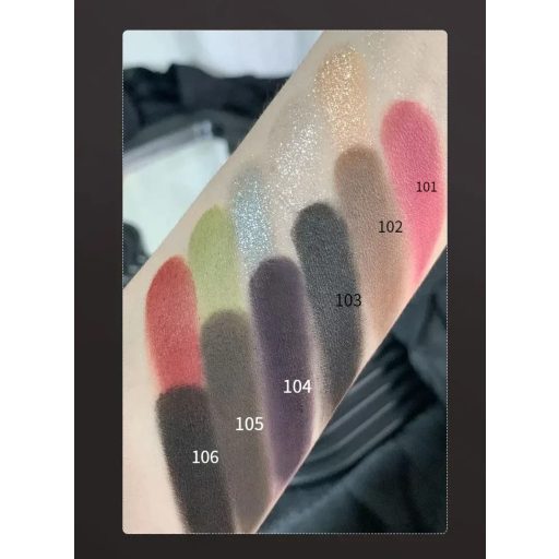 BIYA Smoky Duo Szemhéjfesték Paletta #103 Silver Glitter & Black