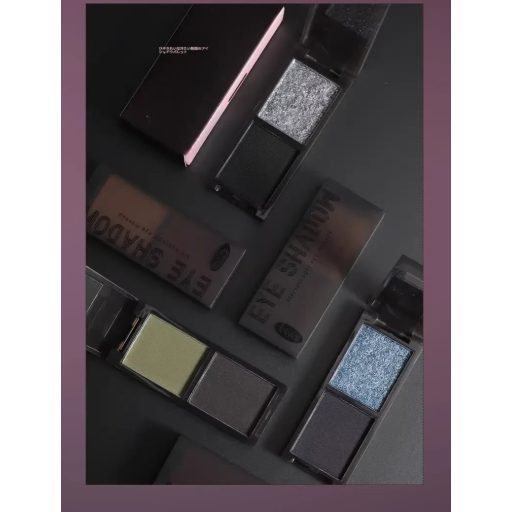 BIYA Smoky Duo Szemhéjfesték Paletta #104 Metallic Blue & Charcoal Gray