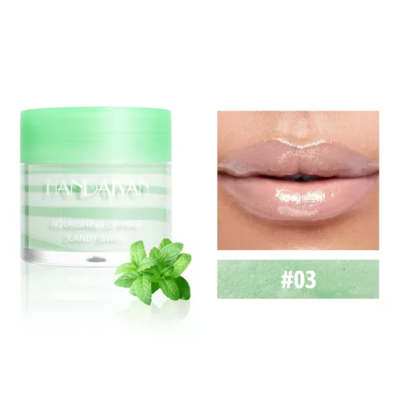 Handaiyan Candy Swirl Nourishing Ajakmaszk #03 Mint 18g Handaiyan Candy Swirl Nourishing Ajakmaszk #03 Mint 18g