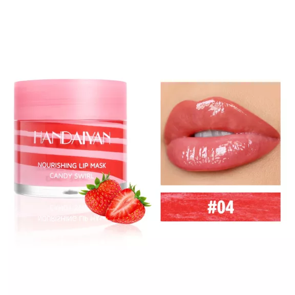 Handaiyan Candy Swirl Nourishing Ajakmaszk #04 Strawberry 18g Handaiyan Candy Swirl Nourishing Ajakmaszk #04 Strawberry 18g