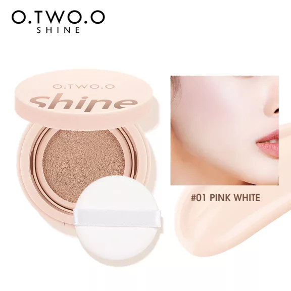 O.TWO.O Vitality New Skin Shine BB Cream Cushion Alapozó #01 Pink White 10g