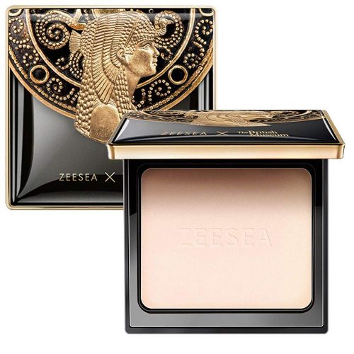 ZEESEA Classic Egyptian Queen Pressed Powder AM01 Ivory Light 8g