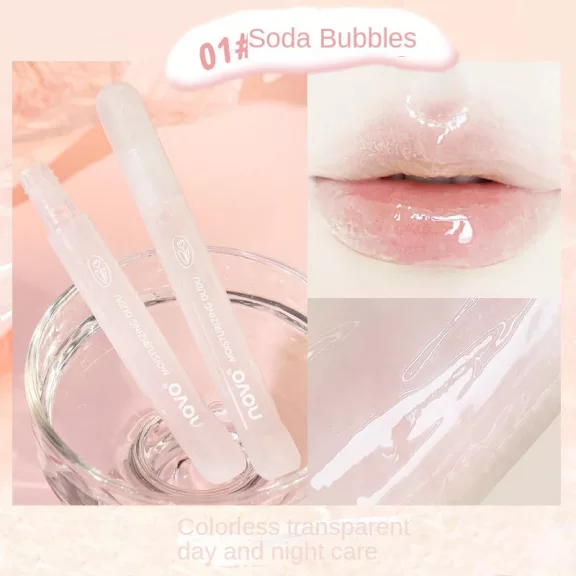 Novo Moisturizing DuDu Ajakápoló Olaj 01 Soda Bubbles (Clear) 2g Novo Moisturizing DuDu Ajakápoló Olaj 01 Soda Bubbles (Clear) 2g