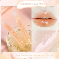   Novo Moisturizing DuDu Ajakápoló Olaj 03 Honey Sweetheart (Light Orange) 2g