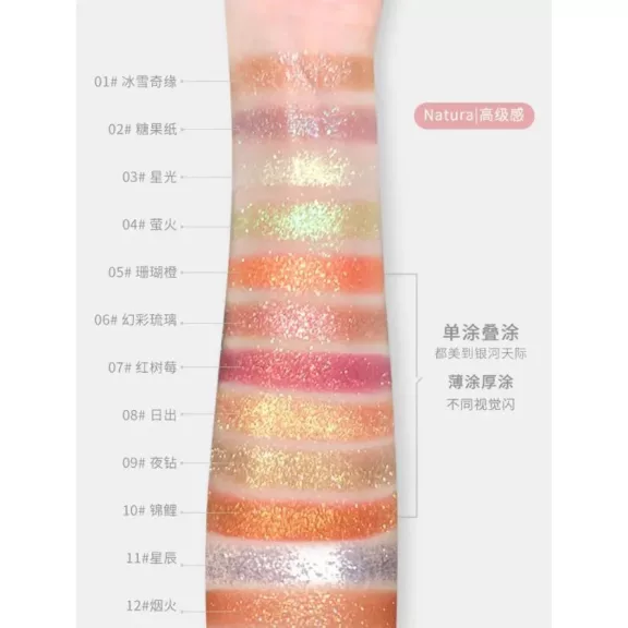 Novo Fingertip Glitter Szemhéjfesték 10 Koi 3g Novo Fingertip Glitter Szemhéjfesték 10 Koi 3g