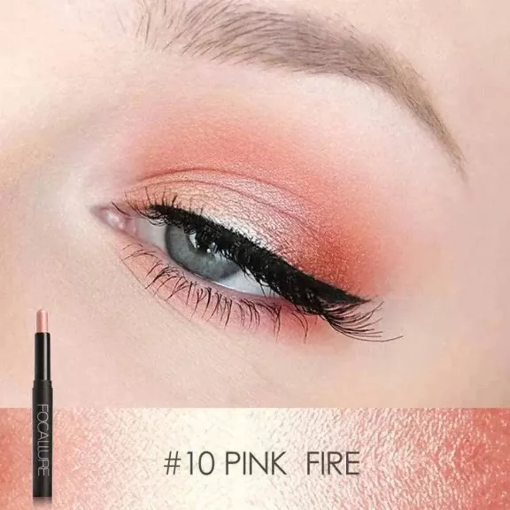 Focallure Shimmer Cream Szemhéjfesték Ceruza #10 Pink Fire Focallure Shimmer Cream Szemhéjfesték Ceruza #10 Pink Fire