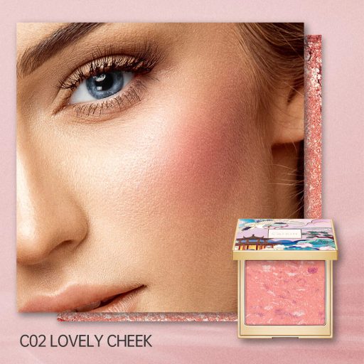 CATKIN Rosy Blush Highlighter és Arcpirosító #C02 Lovely Cheek 10g