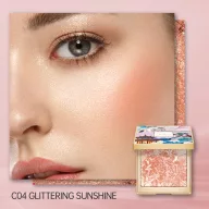   CATKIN Rosy Blush Highlighter és Arcpirosító #C04 Glittering Sunshine 10g
