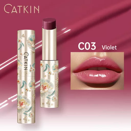 CATKIN Glossy Ajakbalzsam #C03 Violet 3.4g