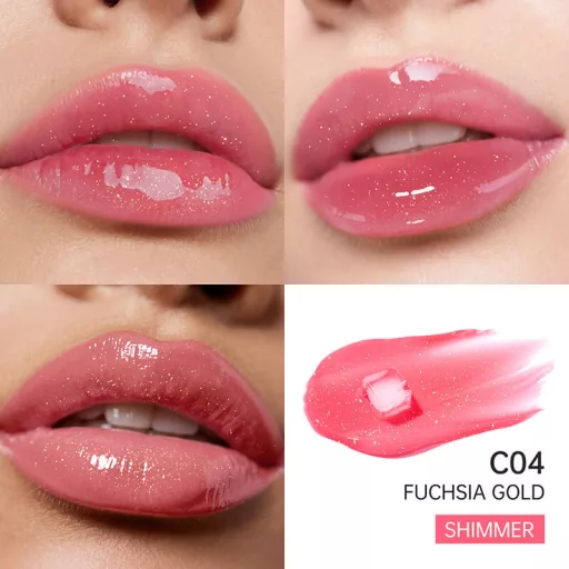 CATKIN Serum Plumping Szájfény #C04 Fuchsia Gold 3.5ml (shimmer)
