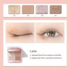 ZEESEA Tipsy Kitty Eyeshadow Quad Szemhéjfesték Paletta X01 Milk Tea