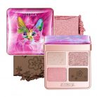 ZEESEA Tipsy Kitty Eyeshadow Quad Szemhéjfesték Paletta X02 Rose