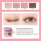 ZEESEA Tipsy Kitty Eyeshadow Quad Szemhéjfesték Paletta X02 Rose