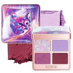   ZEESEA Tipsy Kitty Eyeshadow Quad Szemhéjfesték Paletta X04 Berry